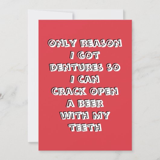 Einladung der Flasche zum Zähnchen (Vorderseite)