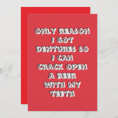 Einladung der Flasche zum Zähnchen (Vorne/Hinten)