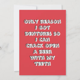 Einladung der Flasche zum Zähnchen