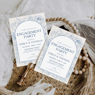 Einladung der floralen Chinoiserie