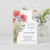 Einladung der floralen Engagement-Partei (Stehend Vorderseite)