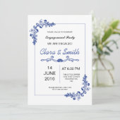 Einladung der floralen Engagement-Partei (Stehend Vorderseite)