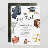 Einladung der Foto Law School Graduation Party (Vorne/Hinten)