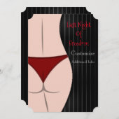 Einladung der Freedom Bachelor Party letzte Nacht (Vorne/Hinten)