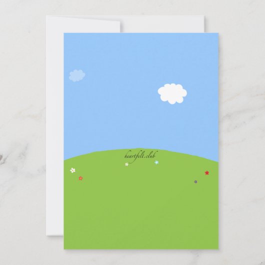 Einladung der Freunde (Rückseite)