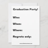 Einladung der Funny Medical School Graduation Part (Rückseite)