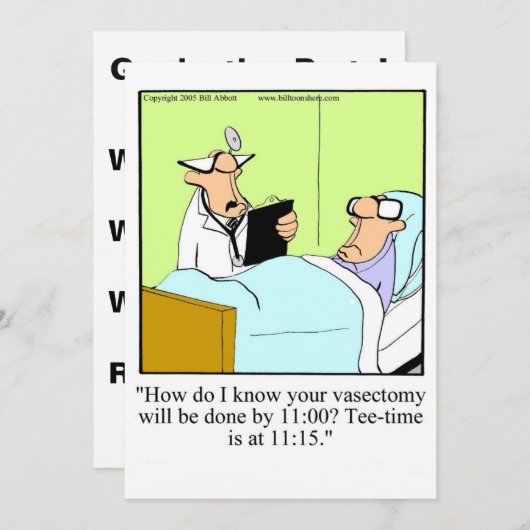 Einladung der Funny Medical School Graduation Part (Vorne/Hinten)