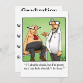 Einladung der Funny Medical School Graduation Part (Vorne/Hinten)