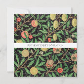 EINLADUNG DER GEBIRGSPARTEI: WILLIAM MORRIS (Vorderseite)