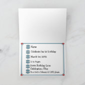 Einladung der Geburtstagspartei von Ambulanz (Innenseite)