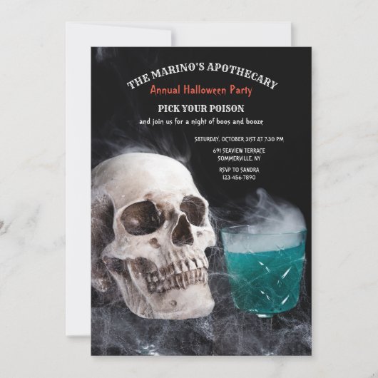 Einladung der Giftbraue (Vorderseite)