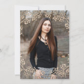 Einladung der Gilded Bronze Graduation Party (Rückseite)