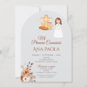 Einladung der Girl First Communitation in Spanisch (Vorderseite)