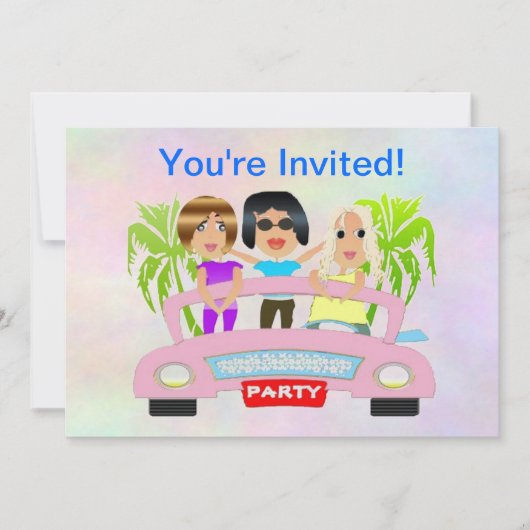 Einladung der Girls Night (Vorderseite)