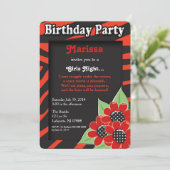 Einladung der Girls Night Birthday Party (Stehend Vorderseite)