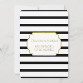 Einladung der Gold Black Stripes-Gruppe (Rückseite)