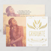 EINLADUNG DER GOLD GRADUATION PARTY 2014 (Vorne/Hinten)