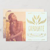 EINLADUNG DER GOLD GRADUATION PARTY 2014 (Vorne/Hinten)