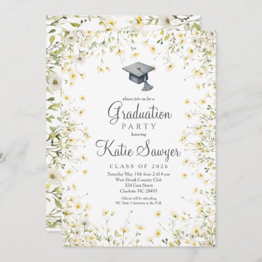 Einladung der Graduiertengruppe, Abschluss der Wil (Vorne/Hinten)