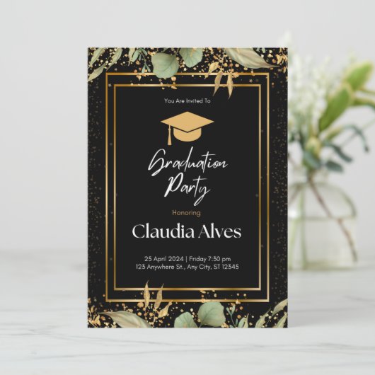 Einladung der Graduiertengruppe Save the Date (Stehend Vorderseite)