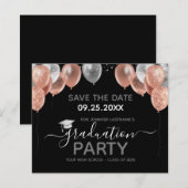 Einladung der Graduiertengruppe Save the Date (Vorne/Hinten)