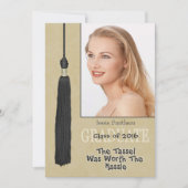 Einladung der Graduiertenpartei - Ärger (Vorderseite)