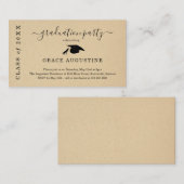 Einladung der Graduierungsgruppe (Vorne/Hinten)