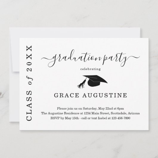 Einladung der Graduierungsgruppe (Vorderseite)