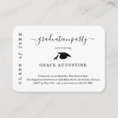 Einladung der Graduierungsgruppe (Vorderseite)