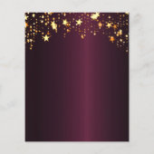 Einladung der Graduierungspartei Bordeaux zum Gold Flyer (Hinten)