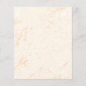 Einladung der Graduierungspartei Pampas Rose Flyer (Hinten)