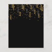 Einladung der Graduierungspartei zur Einladung zum (Rückseite)