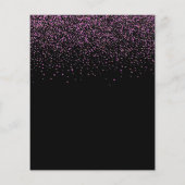 Einladung der Graduierungspartei zur Einladung zum Flyer (Hinten)