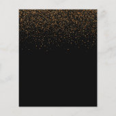 Einladung der Graduierungspartei zur Einladung zum Flyer (Hinten)