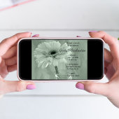 Einladung der Green Tinted Daisy Graduation Party