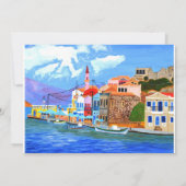 Einladung der griechischen Küste (Rückseite)