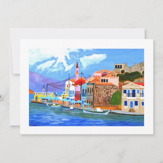 Einladung der griechischen Küste (Vorderseite)