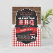 Einladung der Grillen Graduation Party (Stehend Vorderseite)