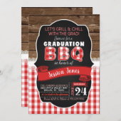 Einladung der Grillen Graduation Party (Vorne/Hinten)