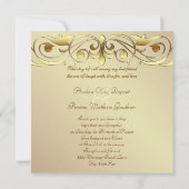 Einladung der Großherzogin Gold (Rückseite)