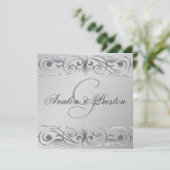 Einladung der Großherzogin Silver Metal Scroll (Stehend Vorderseite)