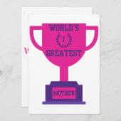 Einladung der größten Mutter der Welt (Vorne/Hinten)