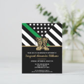 Einladung der Grünen Armee zum Militärruhestand (Stehend Vorderseite)