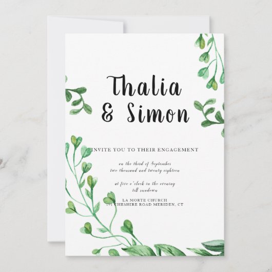 Einladung der Grünen-Gruppe (Vorderseite)