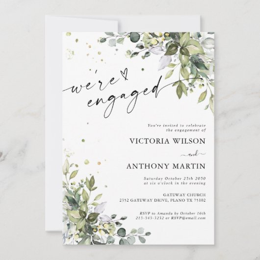 Einladung der Grünen-Gruppe (Vorderseite)