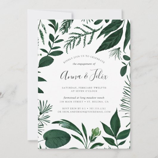 Einladung der Gruppe "Engagement für den Wald" (Vorderseite)