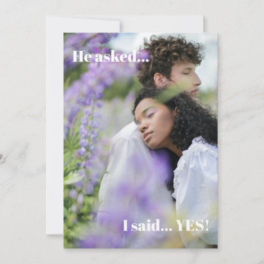 Einladung der Gruppe "Engagement für lila Foto" (Vorderseite)