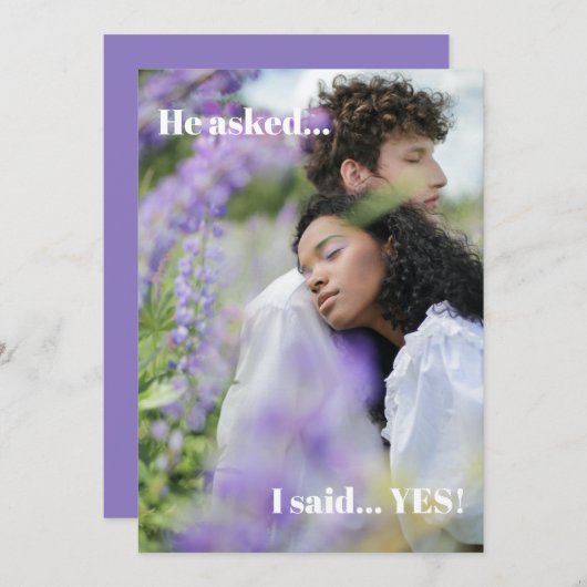 Einladung der Gruppe "Engagement für lila Foto" (Vorne/Hinten)