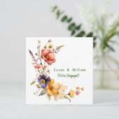 Einladung der Gruppe für eklektische Wildblumen (Stehend Vorderseite)