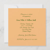 Einladung der Gruppe für eklektische Wildblumen (Rückseite)